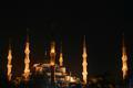 Candle-like minarets on the Blue Mosque, IStanbul