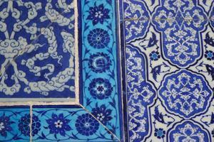 Beautiful hand-drawn tiles, Topkapi Palace