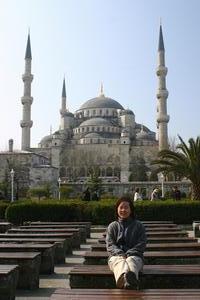 Outside the Blue Mosque, Istanbul
