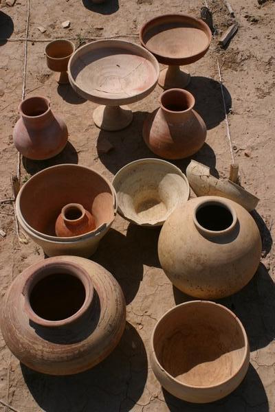 3-5000 year old pottery, Gonur Depe