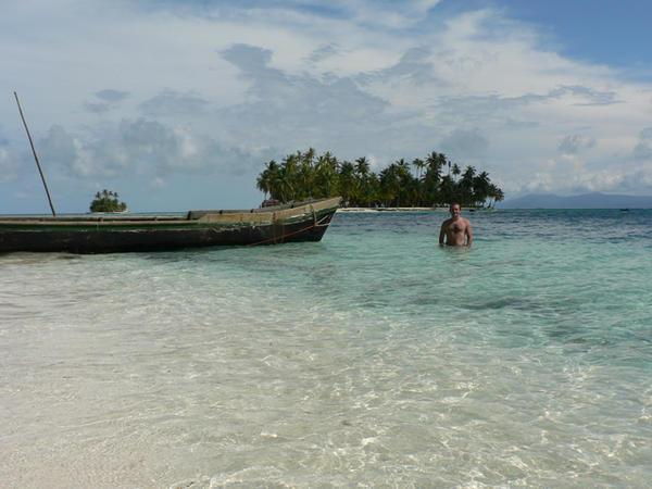 A view from Dog Island in the San Blas