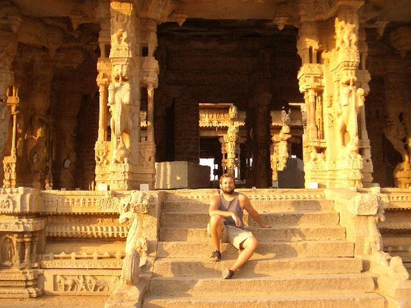 Inside Vitthala Temple, Hampi