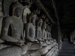 Buddhist sculptures, Ellora caves