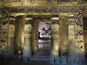 Buddhist shrine, Ajanta caves