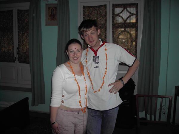 Rozi and Steve in an Indian Stylee