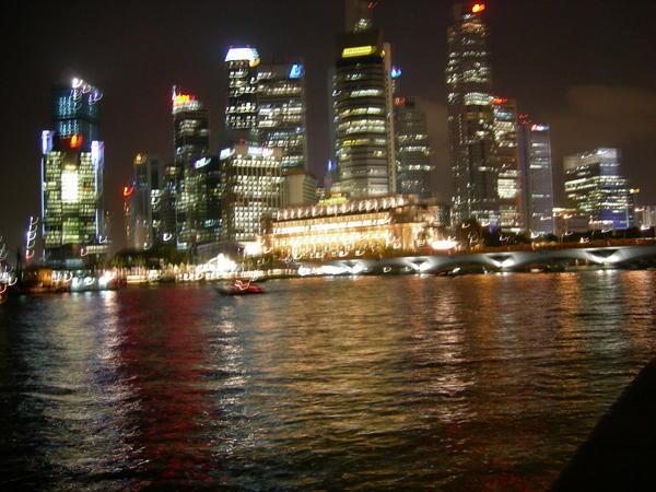 View of Singapore at night....
