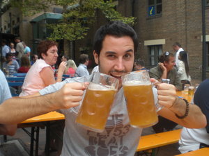 1 large beer...