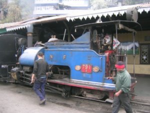 We stopped at Ghoom (highest railway station in India) to take photos of the Toy Train.