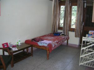My room, simple but spacious.