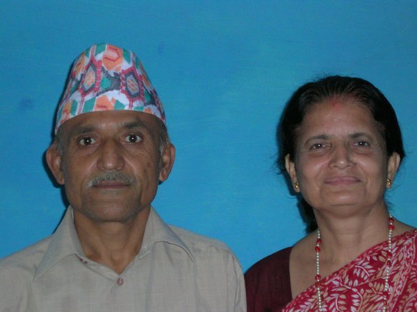 Devendra & Dhana, my hosts in Pokhara for 2 nights.