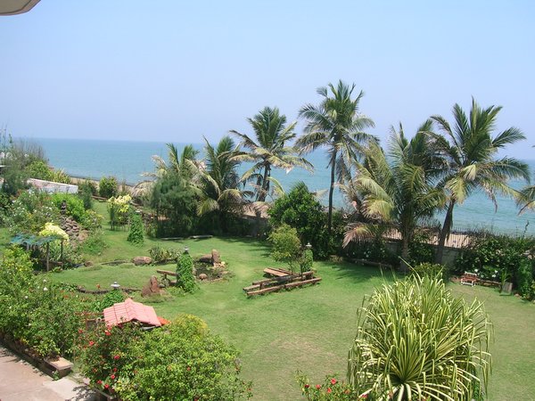 The view of the Bay of Bengal from my balcony.