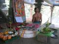 A special puja was being held for Rama.