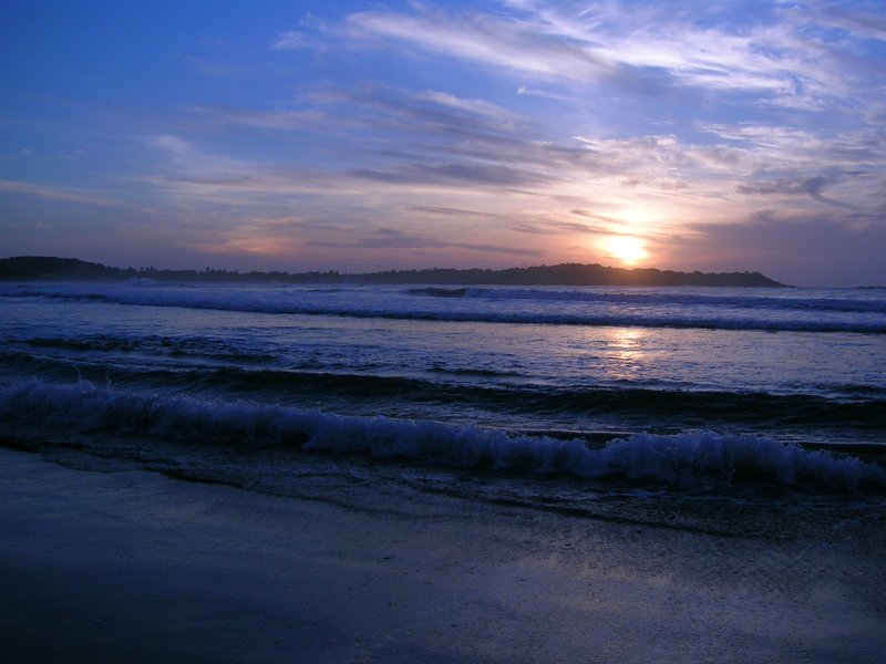 A pre dawn walk along the beach.