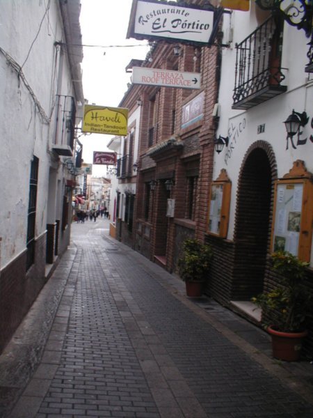 One of the litte streets of Nerja