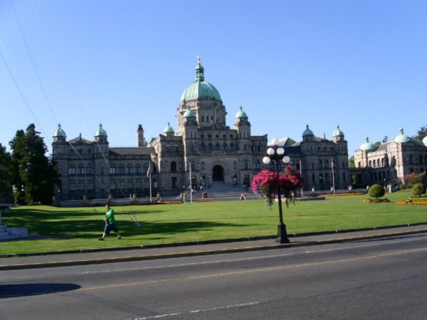 The BC Parliament buiding