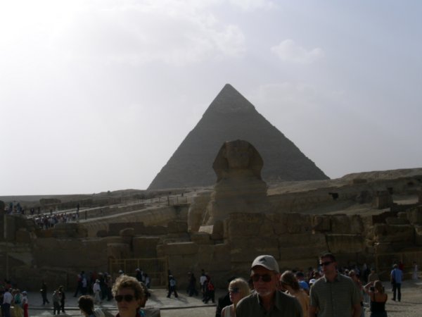 The Sphynx and the Pyramid of Cheops