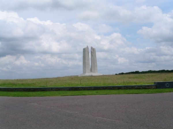 The Memorial at Vimy Ridge