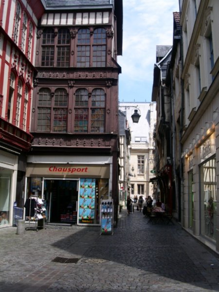 Rouen: One of the many wooden buildings