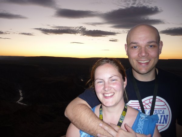 Sunset at Fish River Canyon