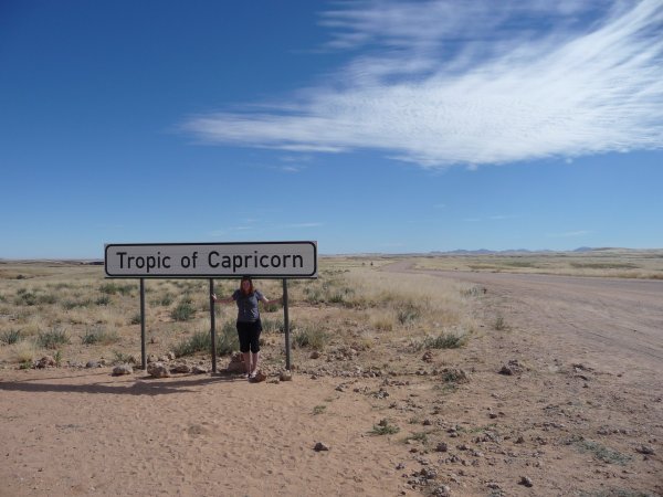 Natalie at the Tropic of Capricorn