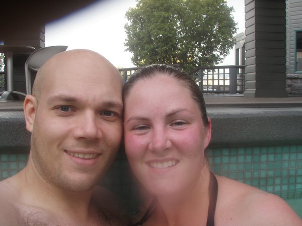 Us In Hot Pool