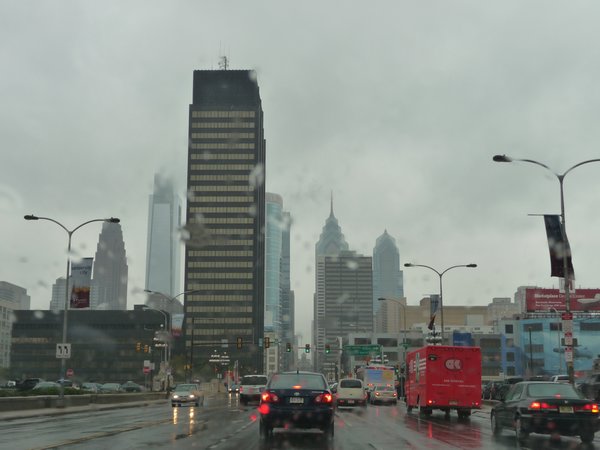 Coming into downtown Philly
