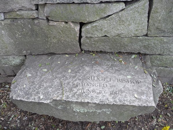 Part of the Witch Trial monument