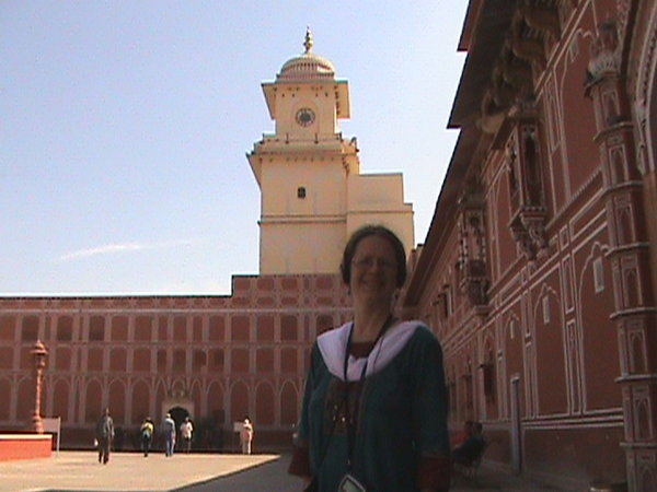 Inside the courtyard of the City Palace