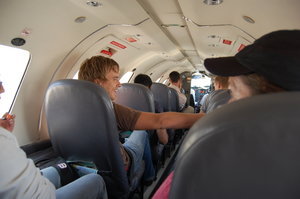 Inside the 16 seater