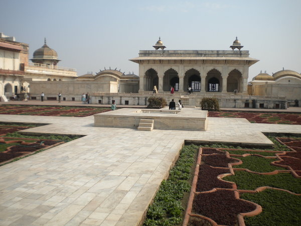 Gardens Inside Agra Fort