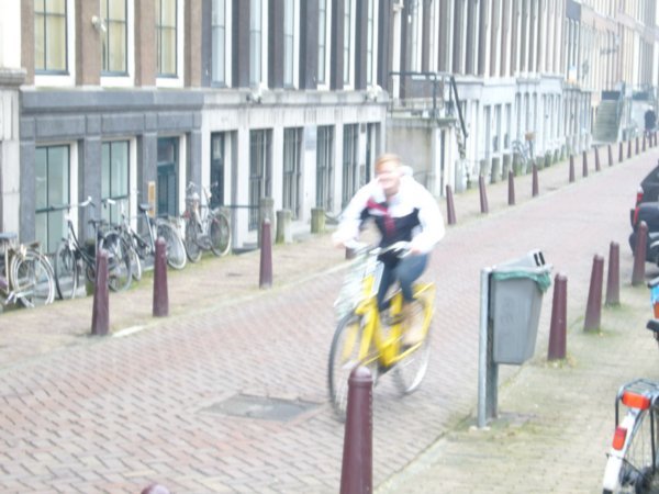 Bicycling in Amsterdam