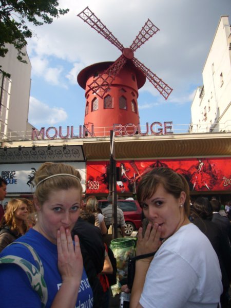 Sara and I at Moulin Rouge
