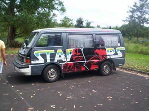 The Star Wars Van we Lived In with 5 GuyS..classic.