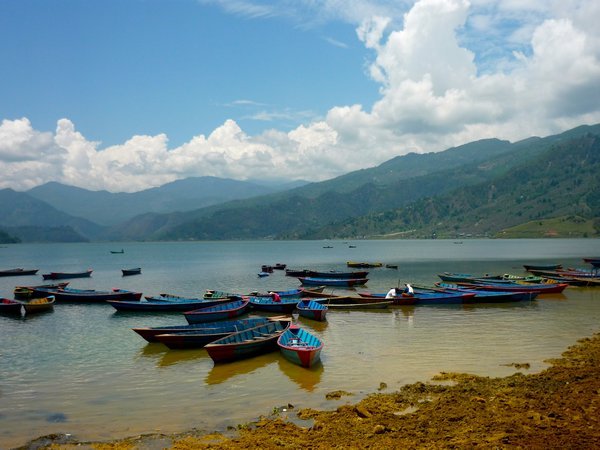 The lake at Pokhara