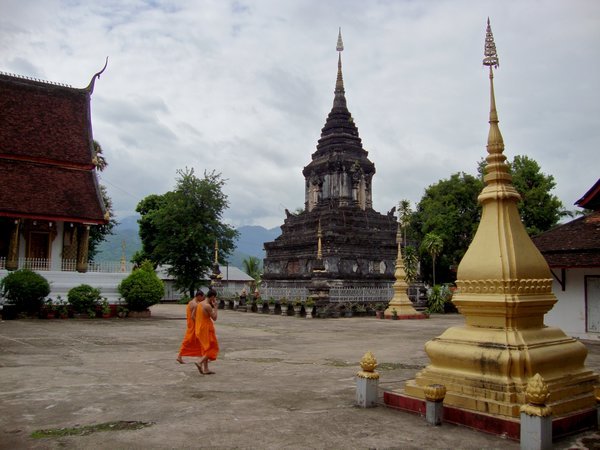 The main temple in Luang Prabang