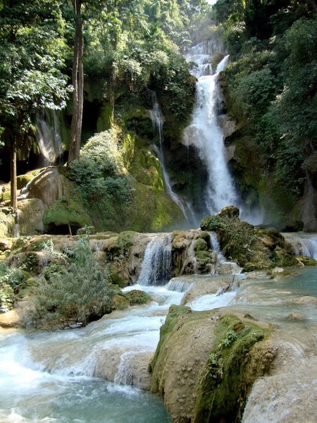 The amazing Kuang Si Waterfall, Laos