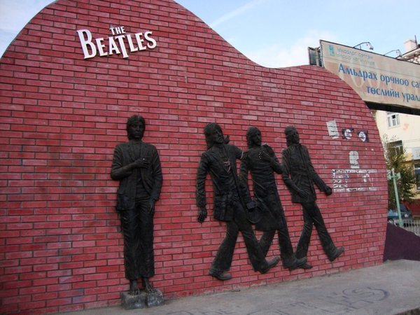 A random Beatles monument in UB