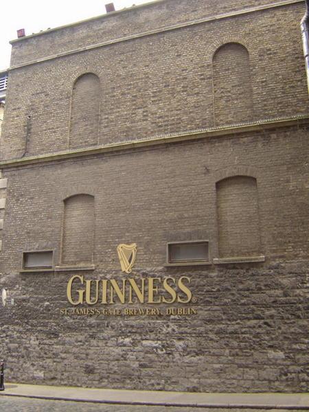 The huge Guinness storehouse, fantastic place.