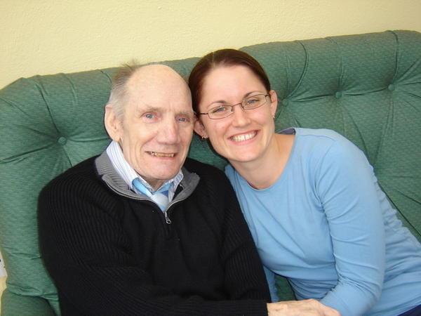 Kerry and my Granda Mick (82 and still a flirt!)