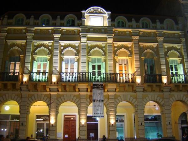A typical Salta building at night