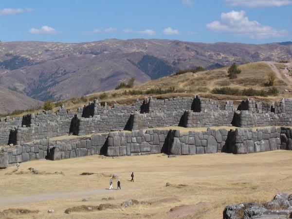 The impressive Saqsaywaman ruins near Cuzco
