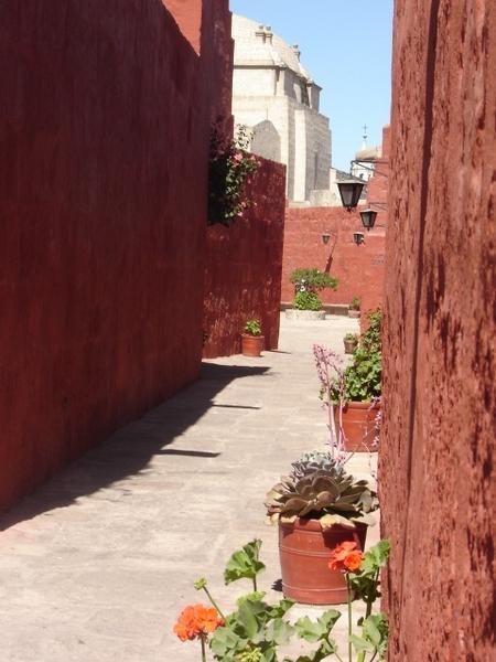 Colourful alleyways of the Monastario de Santa Catalina