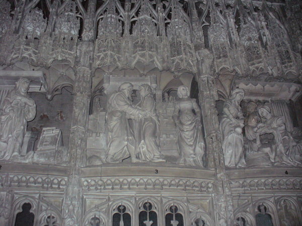 Carvings above the Altar