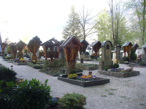 Cemetery at top of Hill