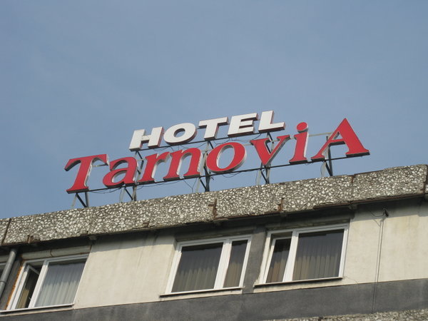 Finally at the Hotel Tarnovia