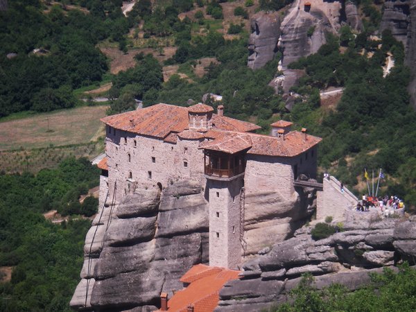 Kloster set fra toppen