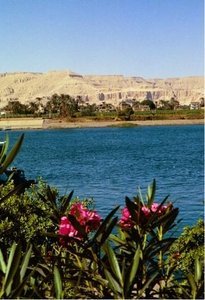 View of the Valley of the Kings from Luxor