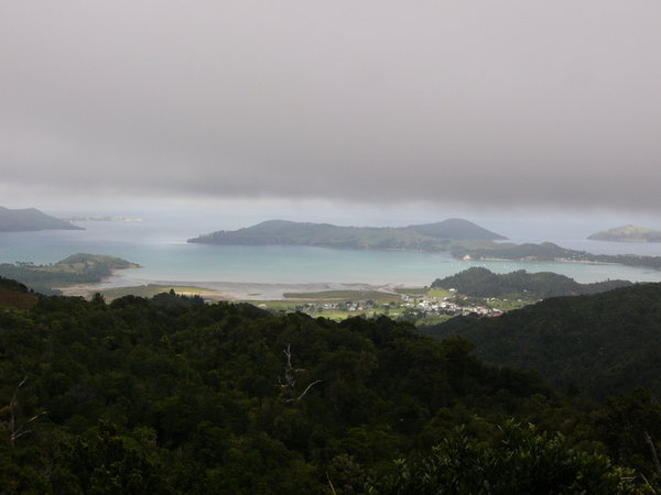 Coromandel Town from a viewpoint