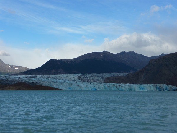 Approaching the Viedma Glacier