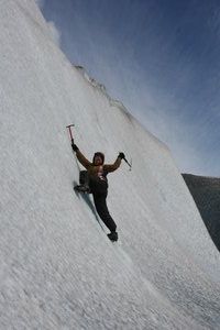 Ann Ice Climbing